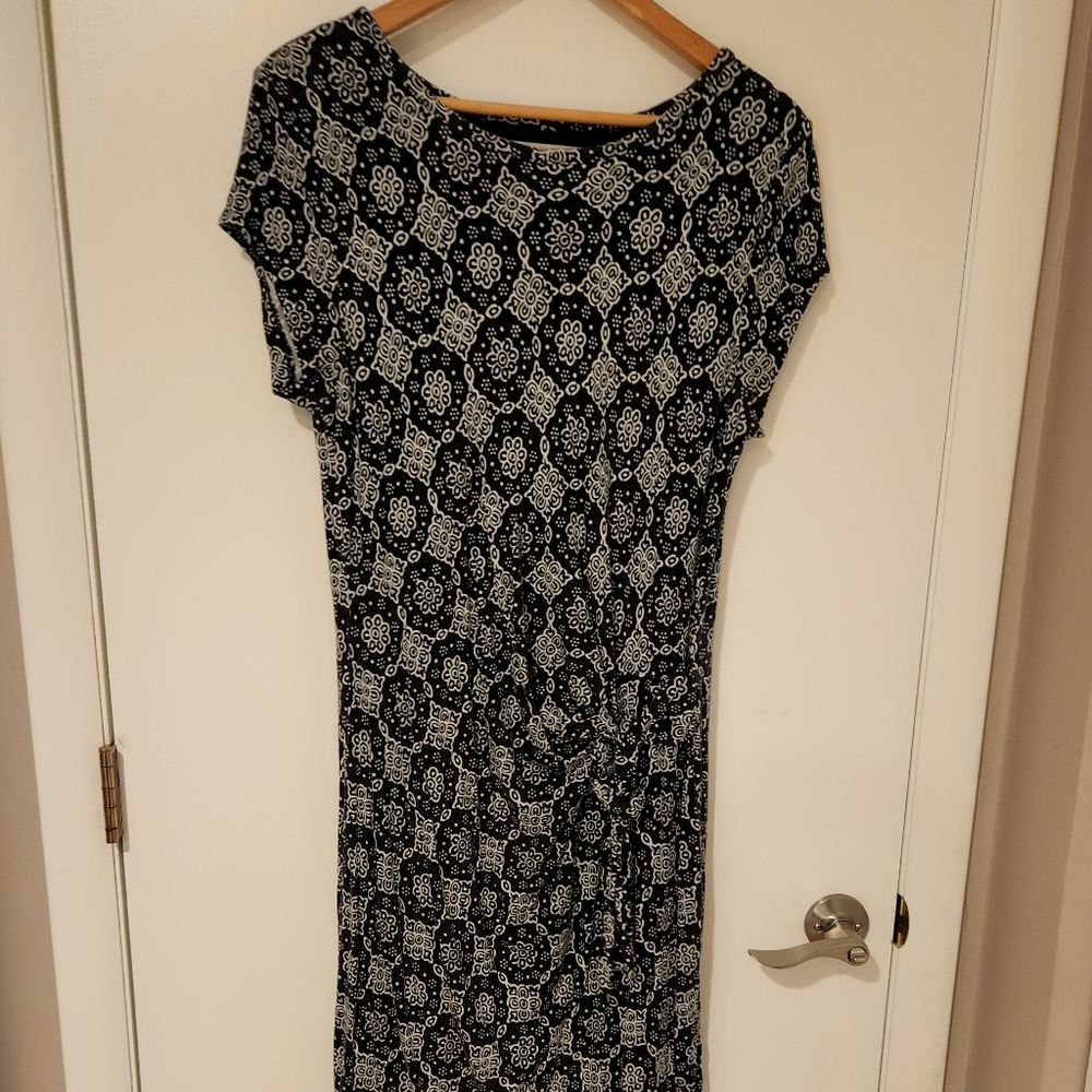 Loft, Large, Black With White Pattern - image 1